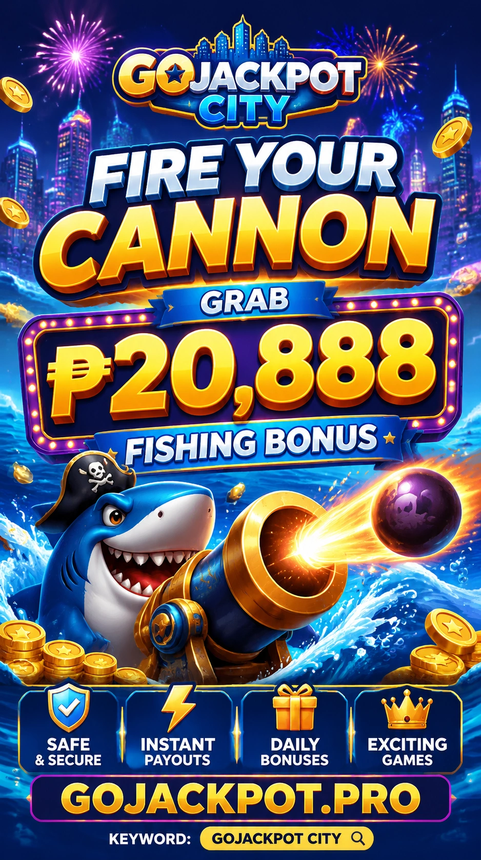 Fishing bonus promotion visual