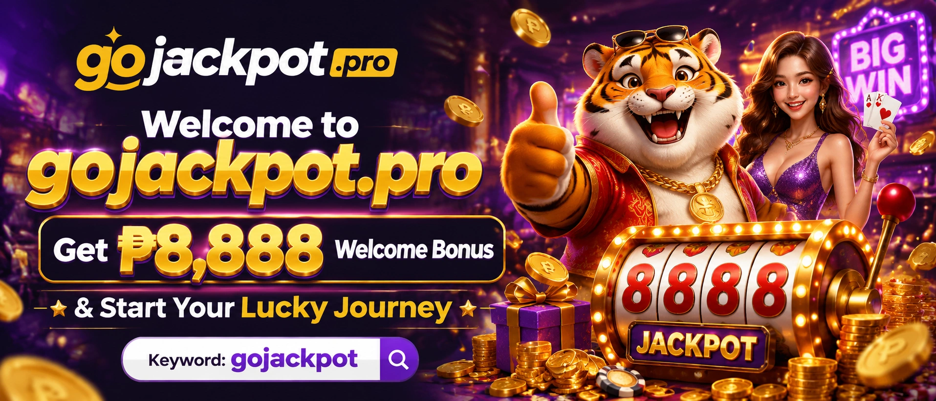 GoJackpot Pro mobile casino home visual