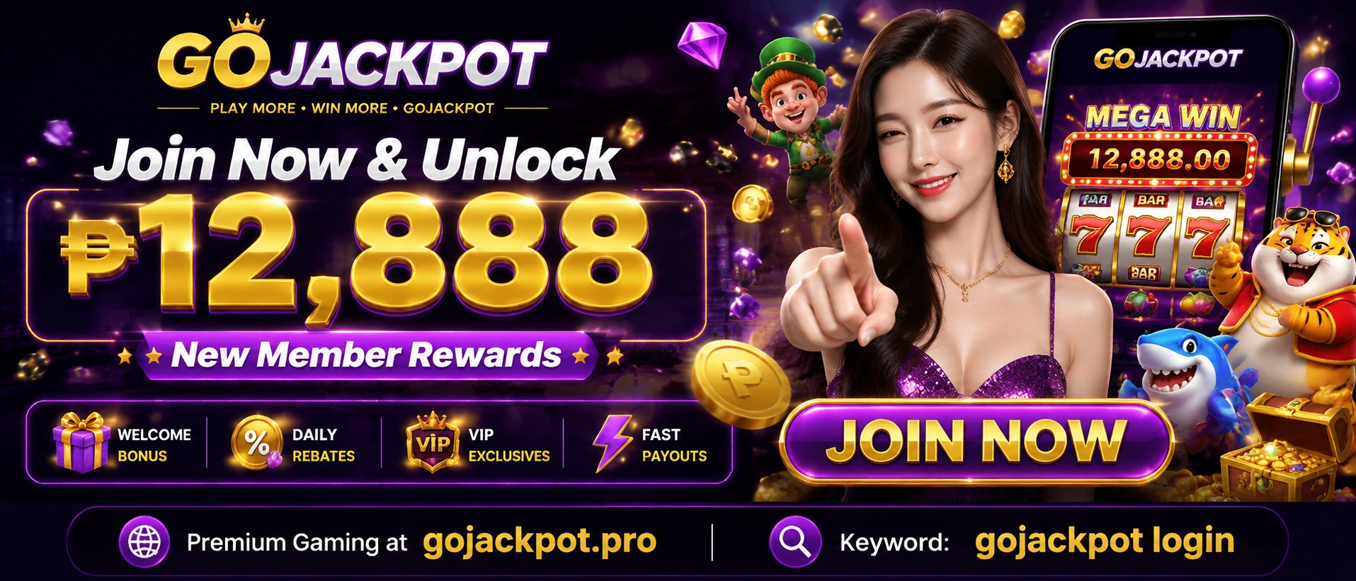 GoJackpot Pro games showcase visual